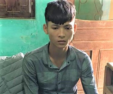 
Nguyễn Văn Nam tại cơ quan điều tra. Ảnh: Hải Đăng.
