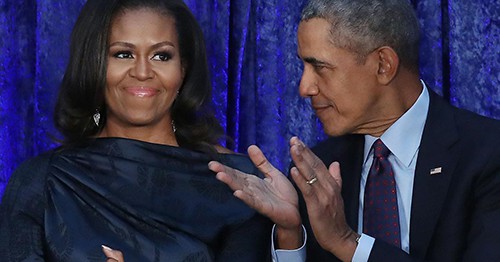 Vợ chồng cựu tổng thống Obama. Ảnh: Gallup