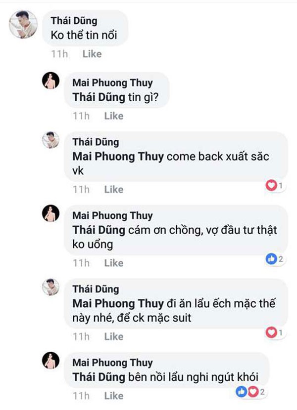 Đoạn hội thoại đang gây bão của HH Mai Phương Thúy và chàng trai mới