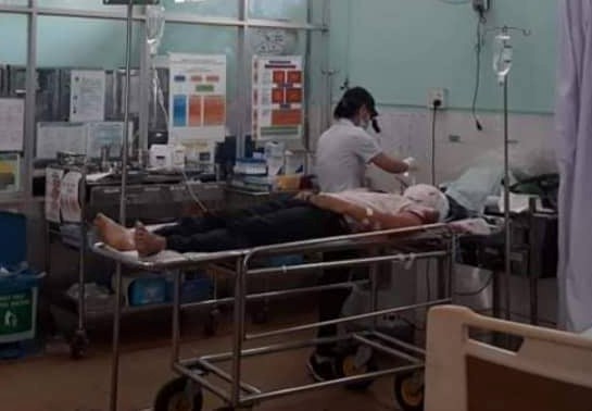 Hiếu điều trị tại bệnh viện. Ảnh: Đức Nhật.