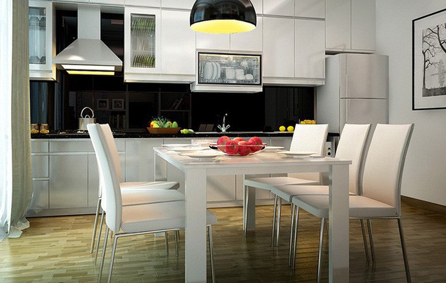 Bộ bàn ăn nhỏ 4 người.