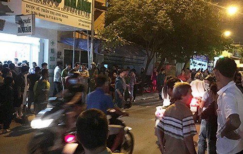 Hiện trường vụ việc. Ảnh: Sơn Hoà.