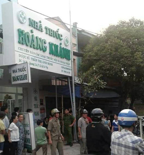 Hiện trường nơi xảy ra vụ việc