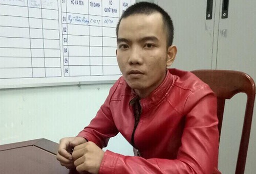 Cường bị bắt tại Phú Yên. Ảnh: Công an cung cấp.