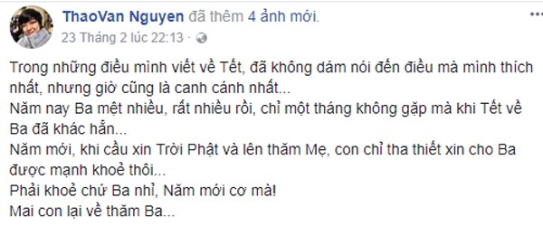 
Nỗi lo lắng của MC Thảo Vân.
