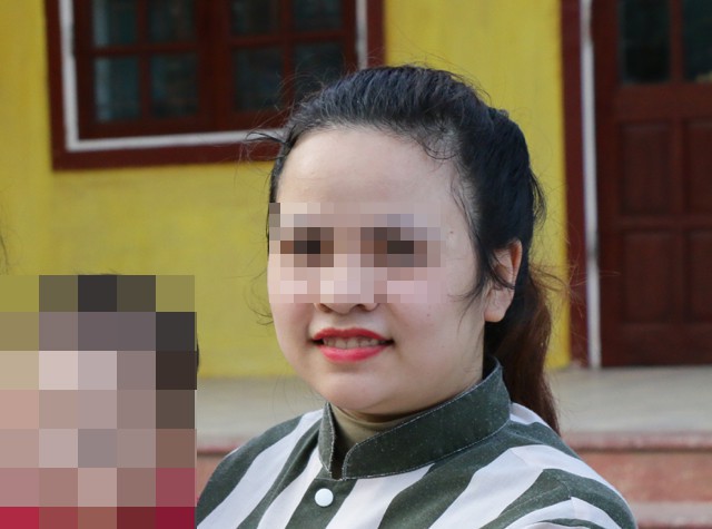 Nguyễn Thị Na trong thời gian đi trả án tại trại giam