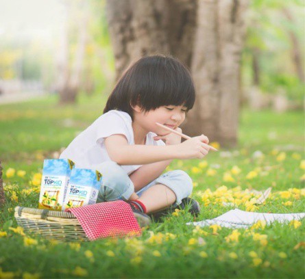 Sữa tươi công thức TOPKID bí quyết của mẹ thông thái