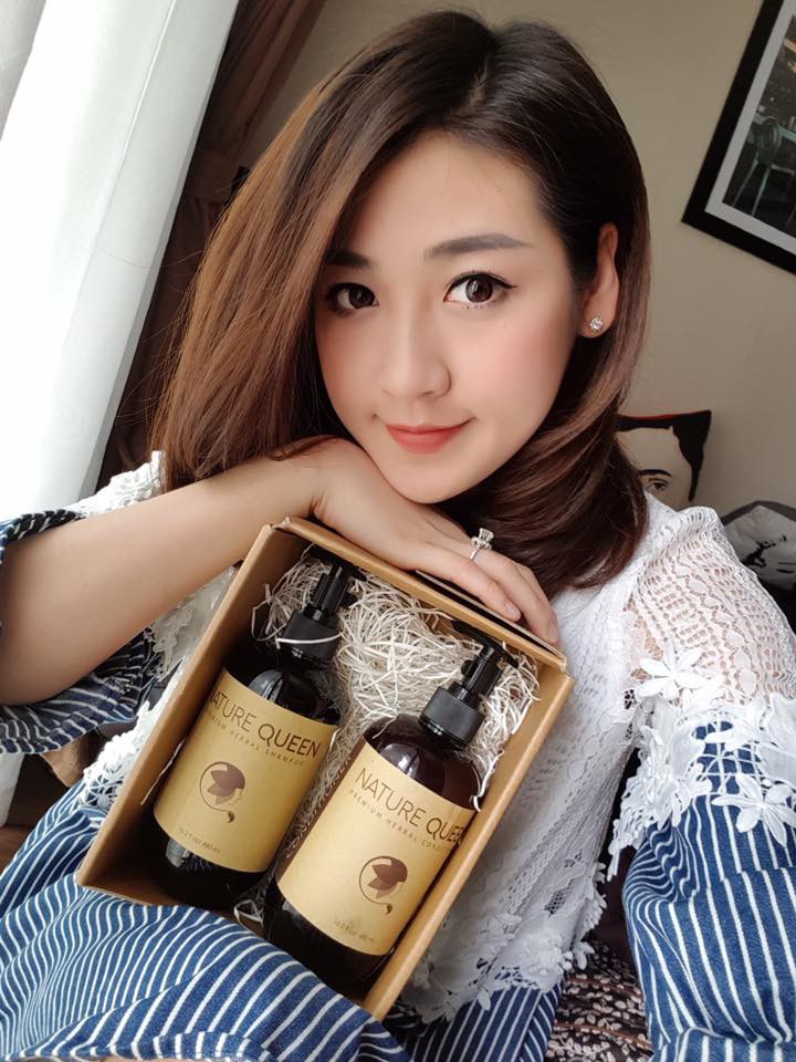 Nature Queen giúp Tú Anh sở hữu mái tóc bóng khỏe tự nhiên