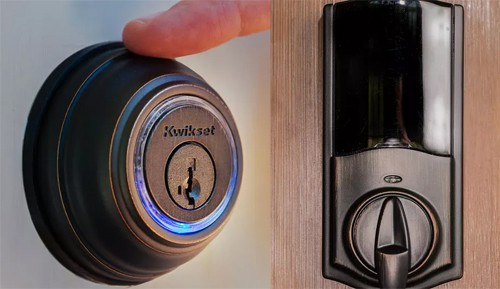 
Kwikset Kevo Bluetooth Deadbolt.
