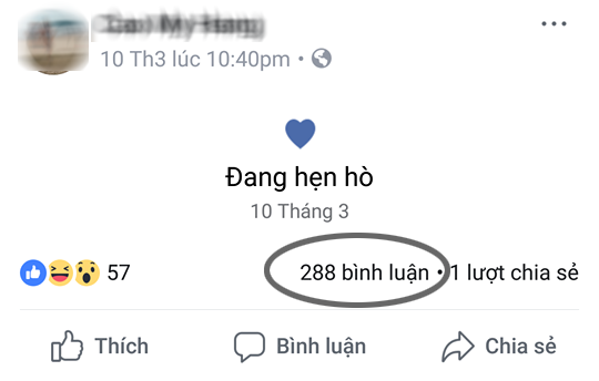 Trong gần 300 lời b&igrave;nh luận dưới trạng th&aacute;i của c&ocirc; n&agrave;ng n&agrave;y, chẳng c&oacute; lấy một lời ch&uacute;c mừng, đa phần l&agrave; chị em trong c&aacute;c hội nh&oacute;m tr&agrave;n v&agrave;o tấn c&ocirc;ng.