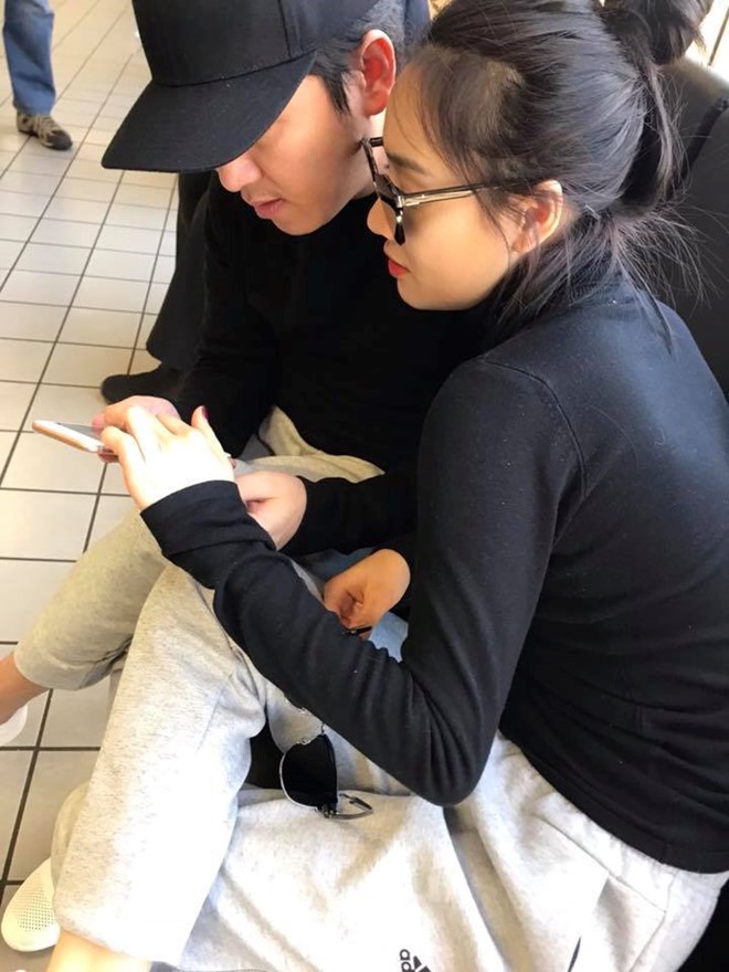 Hình ảnh ngọt ngào của Nhã Phương và Trường Giang tại Mỹ.