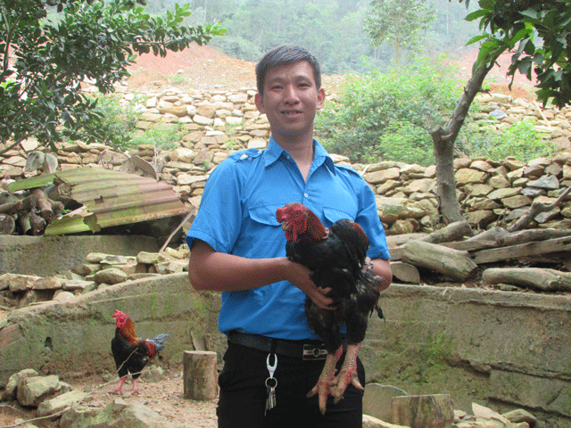 Anh Đạt giới thiệu giống gà Đông Tảo anh đanh nuôi cho thu nhập 400 triệu đồng/năm