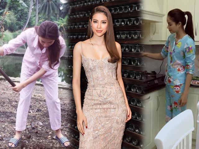 Cô thường để mặt mộc, hoạ may lắm cô mới đánh tí son cho tươi tắn.