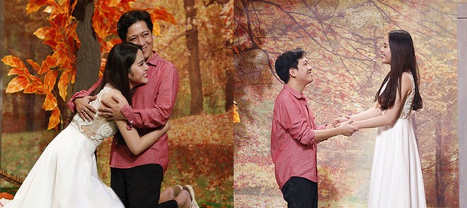 Nam Em - Trường Giang trên sân khấu