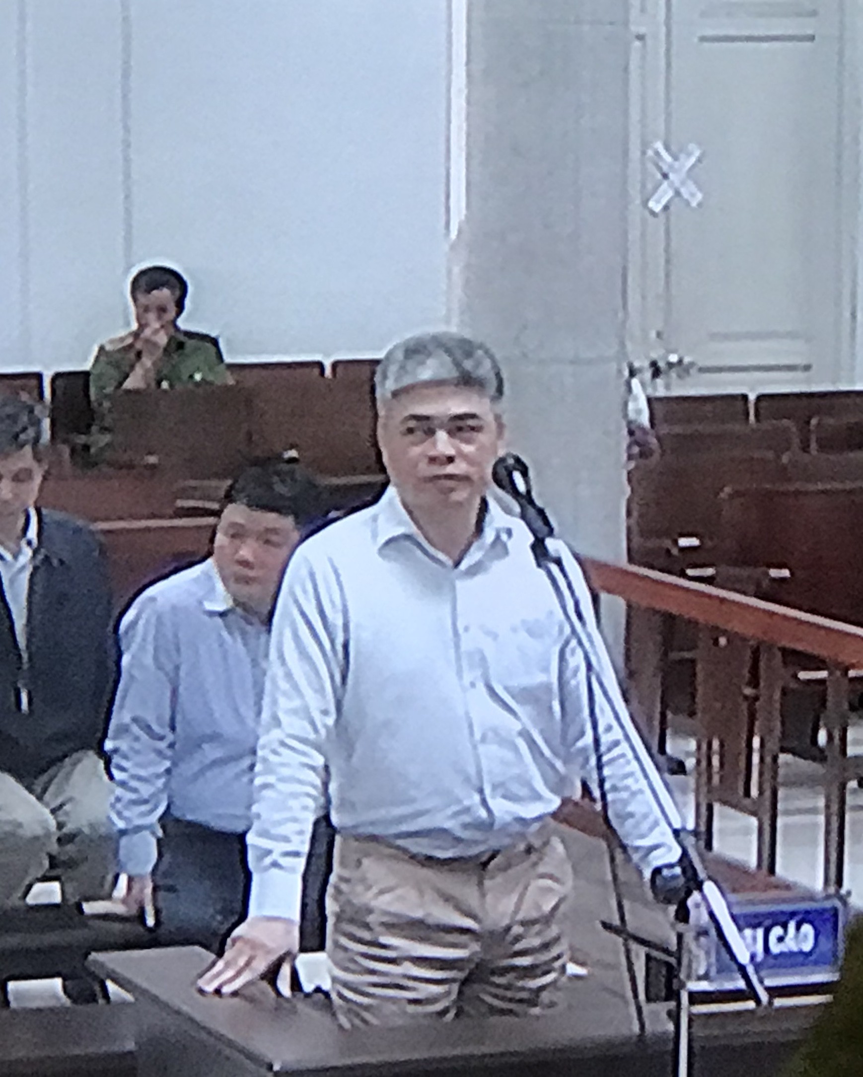 Bị cáo Nguyễn Xuân Sơn- người đã bị tuyên án tử hình trong vụ án khác tại OceanCank.