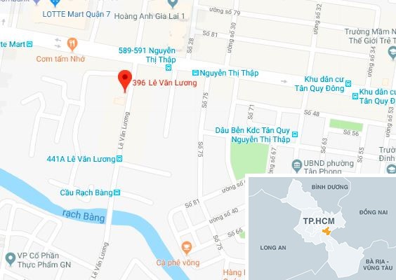 
Vị trí gần nơi quán bar bị kiểm tra. Ảnh: Google Maps.
