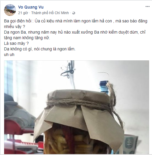 Anh Quang Vũ đăng tải câu chuyện đầy ẩn ý trên trang cá nhân sau scandal tình cảm của Trường Giang và Nam Em.