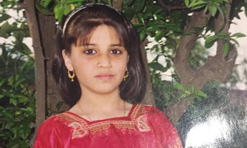 Naila sau khi đính hôn năm 8 tuổi. Ảnh: Sun.