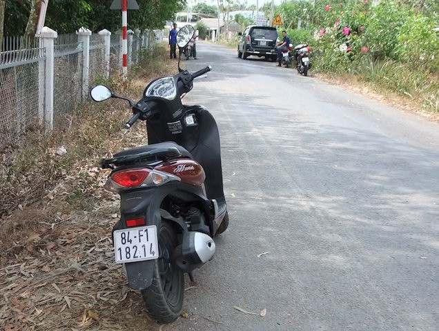 Xe SH của nạn nhân được tìm thấy, cách hiện trường vụ án khoảng 60km.