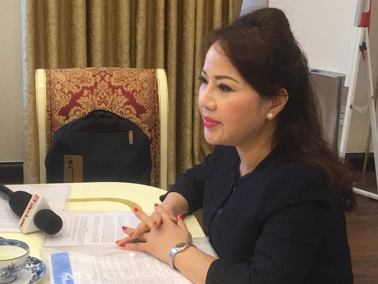
Bà Chu Thị Bình - một khách hàng VIP của Eximbank. Ảnh: NLĐ
