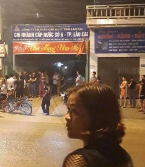 Khu vực có nhà của nữ bác sỹ khoa sản, nơi xảy ra sự việc. Ảnh: CTV