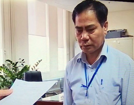 
Hoàng Thế Trung, một trong 9 bị cáo phải hầu toà. Ảnh: Người lao động.
