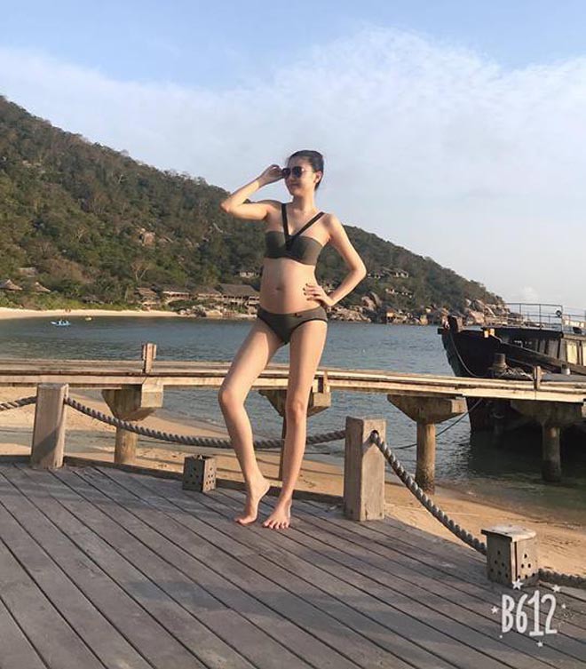 Ngọc Duyên khoe dáng gợi cảm khi mang bầu khiến nhiều người ngỡ ngàng