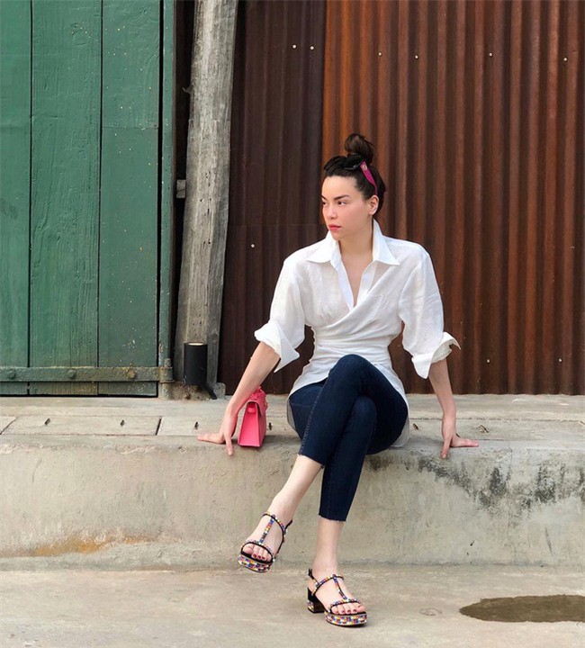 Tìm kiếm gợi ý diện đồ công sở từ chính phong cách của các người đẹp Việt - Ảnh 4.