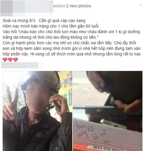 Nội dung c&acirc;u chuyện được chia sẻ