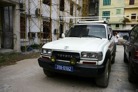 
Chiếc xe ô tô đeo biển số giả được sử dụng để vận chuyển ma túy

