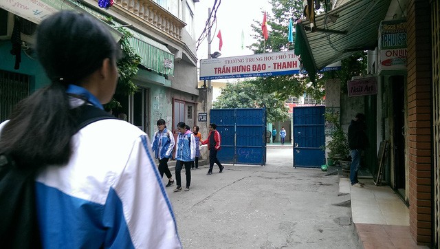 Quận ủy Thanh Xuân đã vào cuộc trước các lùm xùm ở trường THPT Trần Hưng Đạo. Ảnh TG