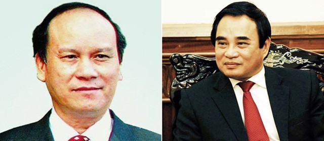 Hai nguyên Chủ tịch UBND TP Đà Nẵng vừa nhận quyết định khởi tố bị can do liên quan vụ Vũ nhôm: ông Trần Văn Minh và ông Văn Hữu Chiến