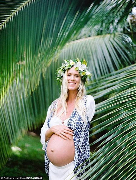 Bethany khi mang thai con trai Wesley. Ảnh: Instagram