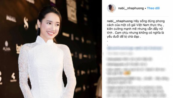 Tài khoản Instagram có tên nabi_nhaphuong thường xuyên đăng tải hình ảnh và những dòng trạng thái sâu cay giữa tâm bão.