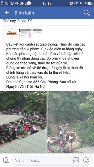 Thông tin tài khoản Nguyễn Th chia sẻ trên mạng xã hội Facebook (ảnh chụp màn hình)