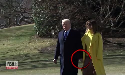 Những lần Melania từ chối nắm tay Trump