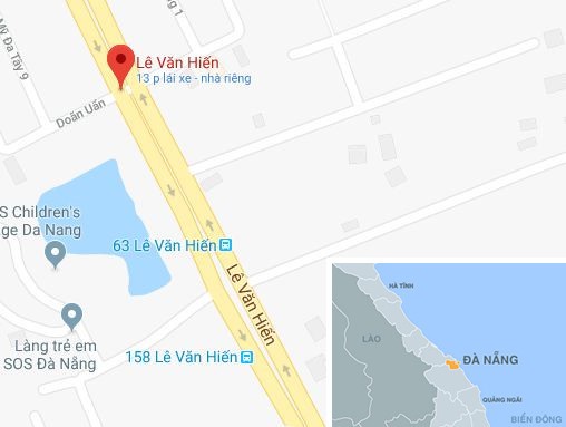 Đường Lê Văn Hiến - Doãn Uẩn (Đà Nẵng), nơi xảy ra vụ việc. Ảnh: Google Maps.