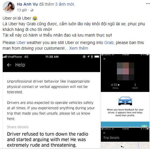 Đoạn chia sẻ trên trang facebook cá nhân của siêu mẫu Hà Anh thu hút sự chú ý của cộng đồng mạng. Ảnh chụp màn hình.