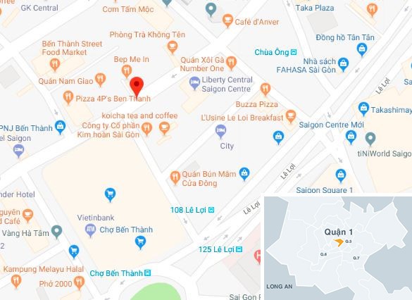 
Vị trí gần nơi xảy ra vụ việc. Ảnh: Google Maps.
