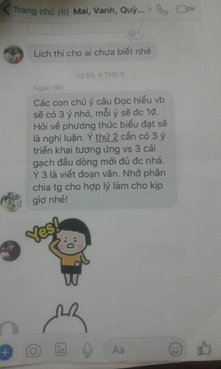 
Cô giáo Ngọc Yến phỏng đoán đề thi và hướng dẫn học sinh chi tiết đến từng ý một khi làm bài.
