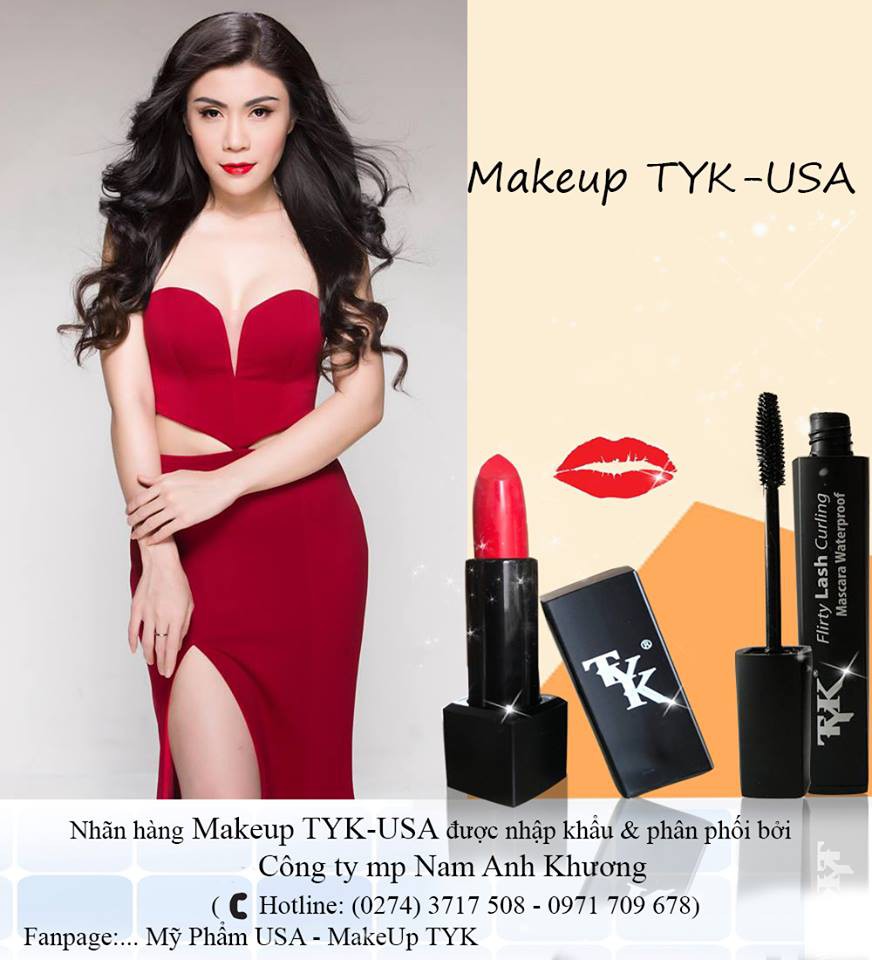 Ca sỹ Uyên Trang đồng hành cùng NAK đưa dòng son cao cấp TYK đến với thị trường Việt Nam