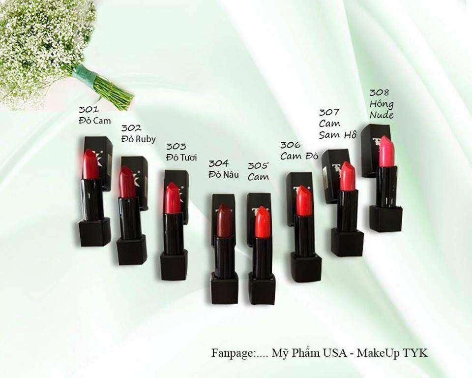 Son TYK với 8 màu sắc cho khách hàng chọn lựa