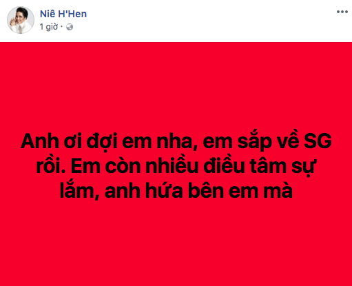 
Hoa hậu HHen Niê bày tỏ niềm bàng hoàng và thương xót trên facebook cá nhân
