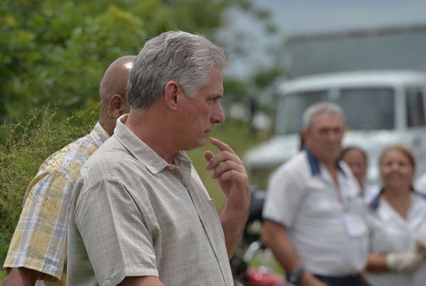 
Tân Chủ tịch Cuba, ông Miguel Diaz-Canel đã phải đích thân xuống hiện trường.
