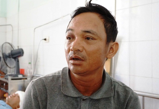 Ông Tấn đang điều trị tại Bệnh viện Đa khoa tỉnh Thanh Hóa