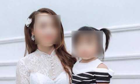 Chị Phương và con gái. Ảnh: Facebook của nạn nhân.