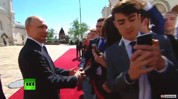 Tổng thống Putin chứng kiến lễ duyệt đội ngũ