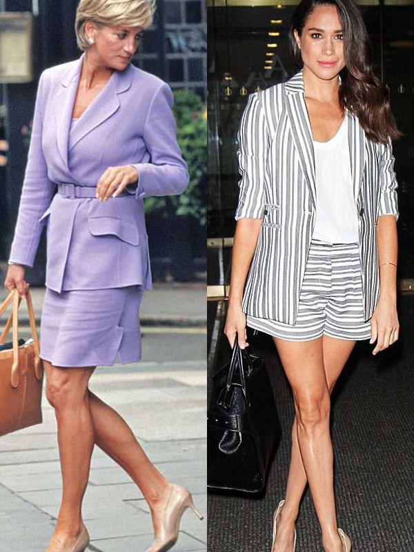 
Cả Diana lẫn Meghan Markle đều yêu thích những thương hiệu thời trang giày nổi tiếng.
