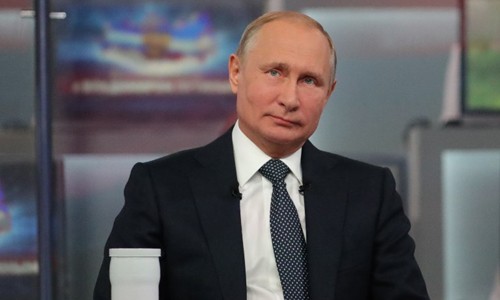 Putin tại Moscow ngày 7/6. Ảnh: AFP.