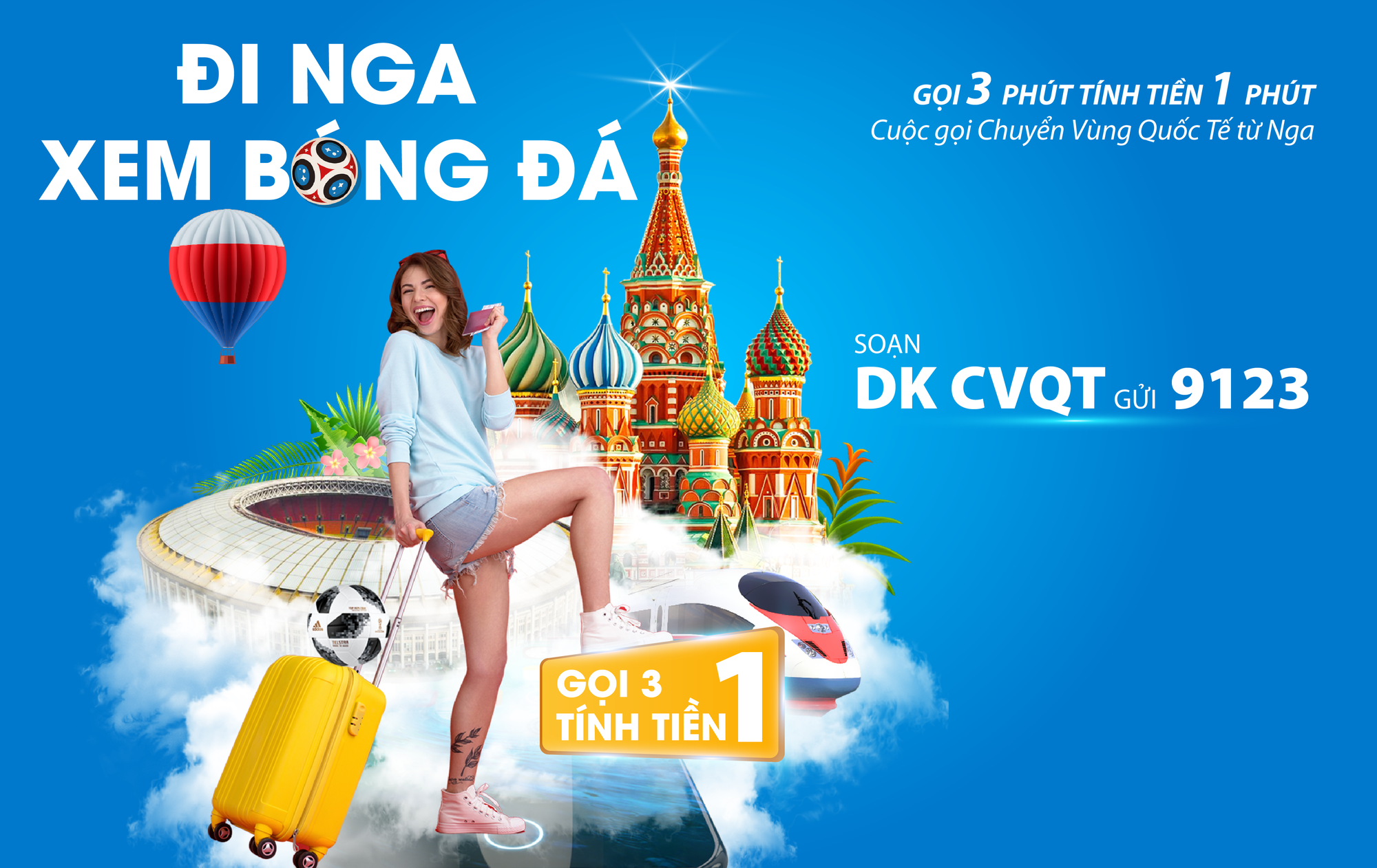 Các nhà mạng đưa ra hàng loạt gói dịch vụ phục vụ khách hàng xem World Cup 2018. Ảnh: K.O